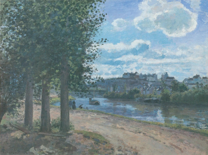 Banks of the Oise, Pontoise - Camille Pissarro