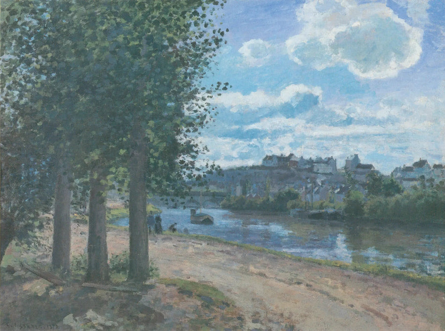 Banks of the Oise, Pontoise - Camille Pissarro