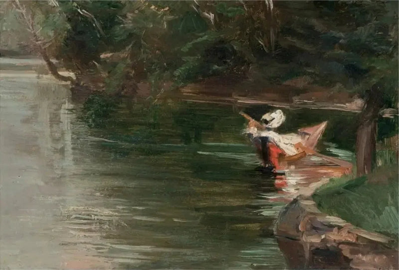 Banks of the Yerres - Gustave Caillebotte
