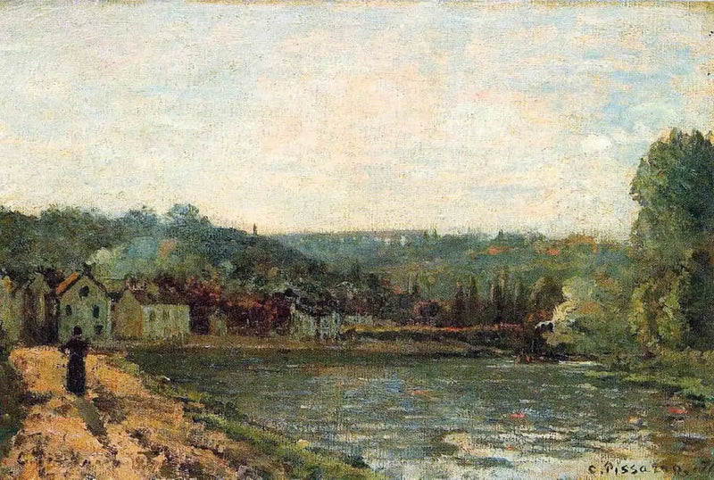 Banks of the Seine at Bougival - Camille Pissarro
