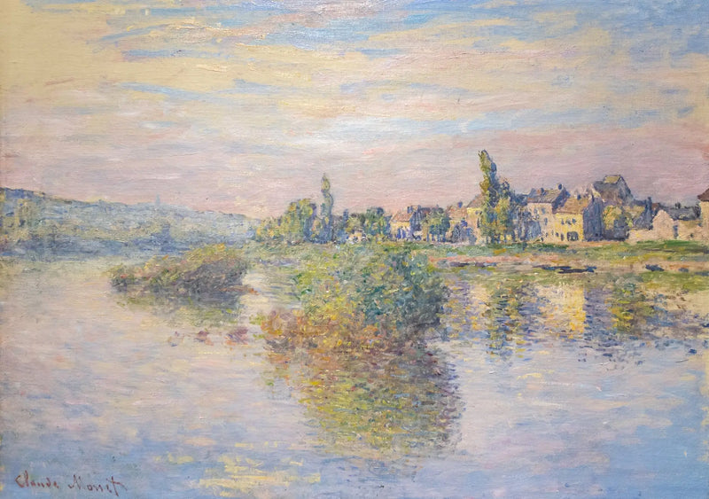Banks of the Seine at Lavacourt - Claude Monet