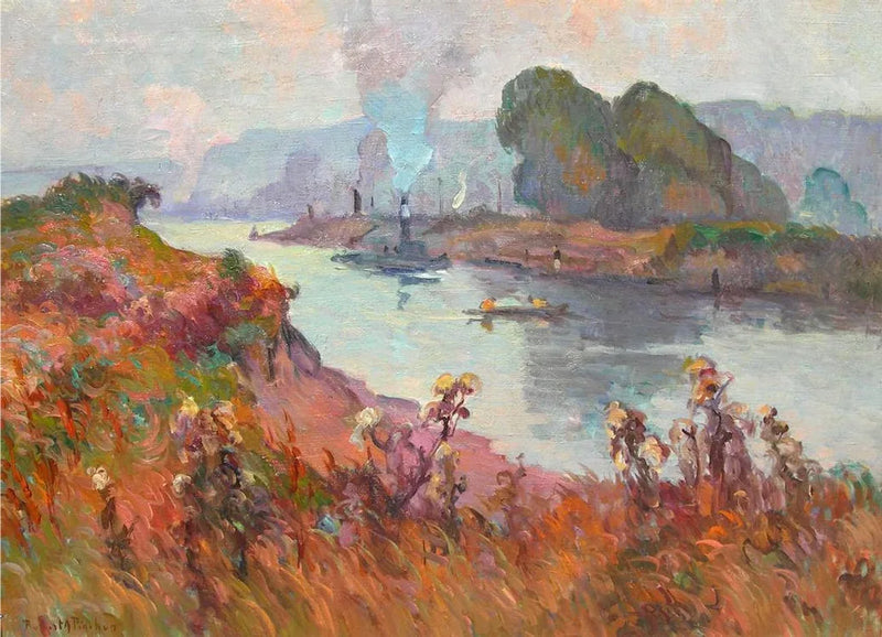 Seine Banks - Robert Antoine Pinchon