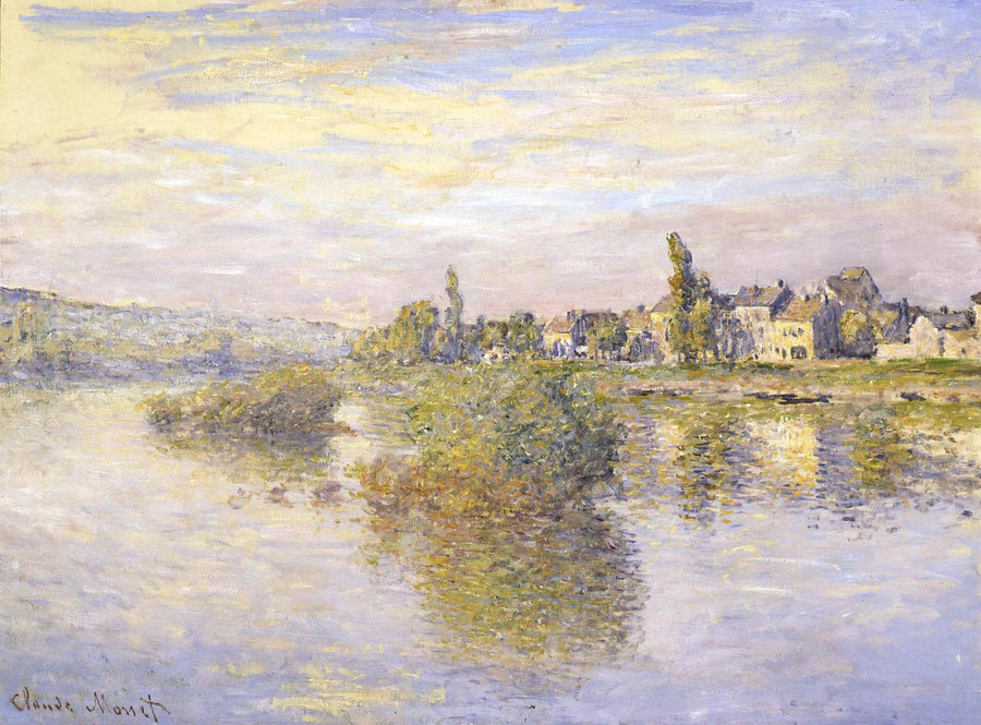Banks of the Seine at Lavacourt - Claude Monet