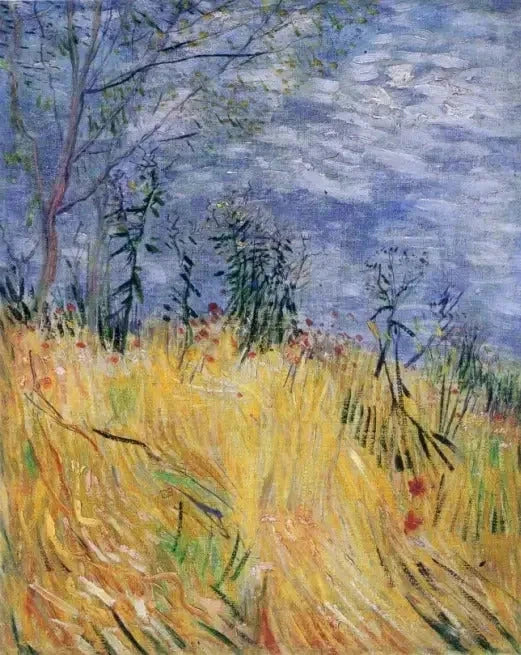 Edge of a Wheat Field with Poppies - Vincent van Gogh