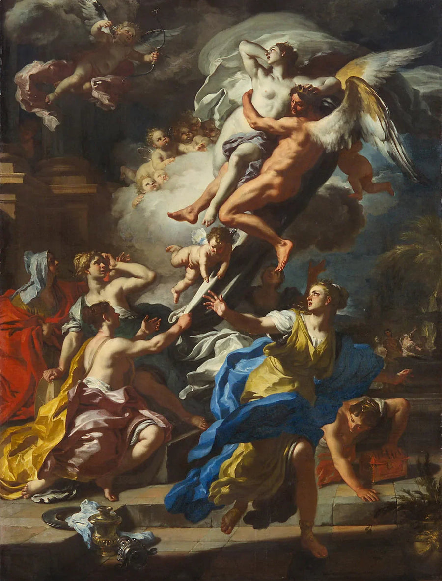 Boreas Flies Oréthyie - Francesco Solimena