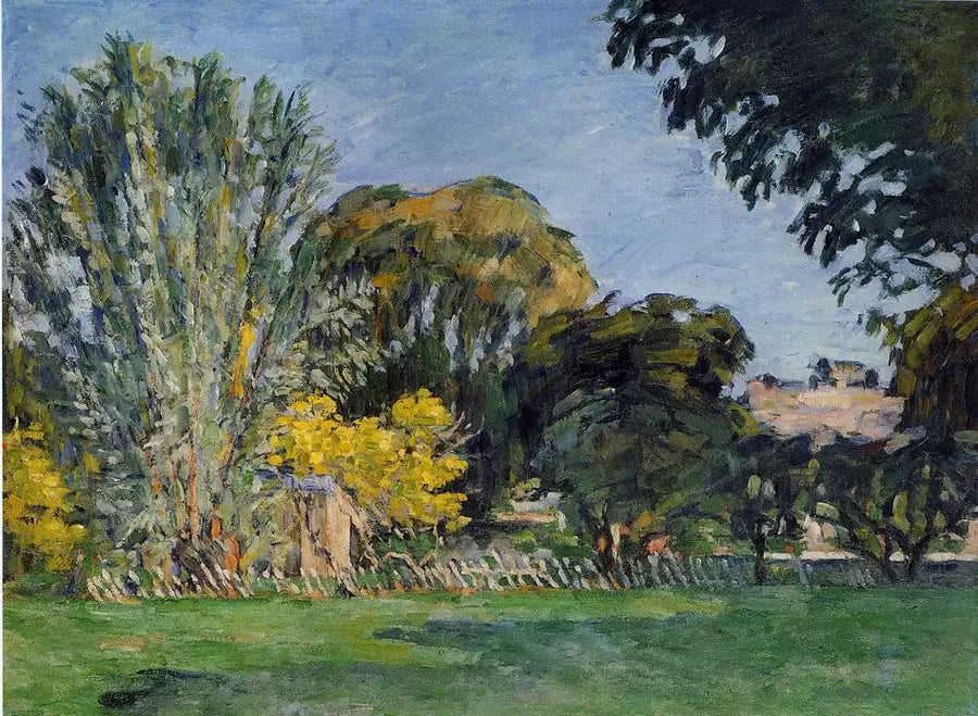 Grove at Jas de Bouffan - Paul Cézanne