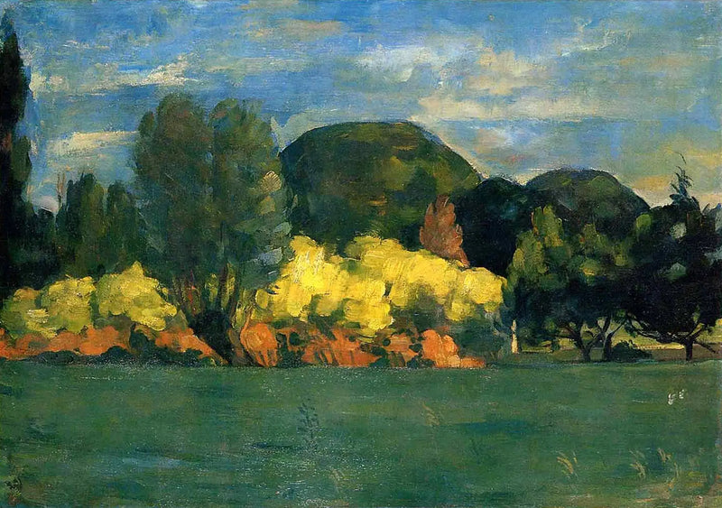 Grove at Jas de Bouffan - Paul Cézanne