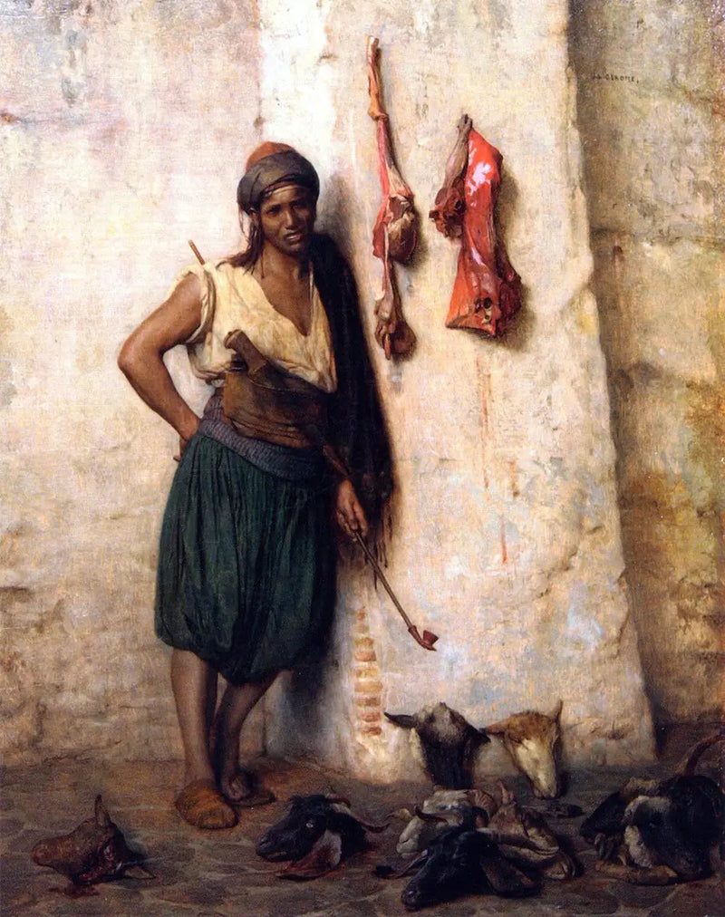 Turkish Butcher in Jerusalem - Jean-Léon Gérôme