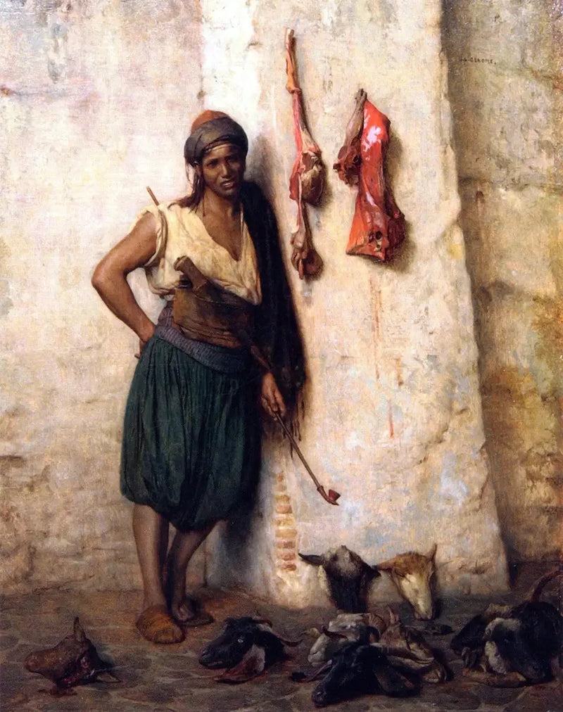 Turkish Butcher in Jerusalem - Jean-Léon Gérôme