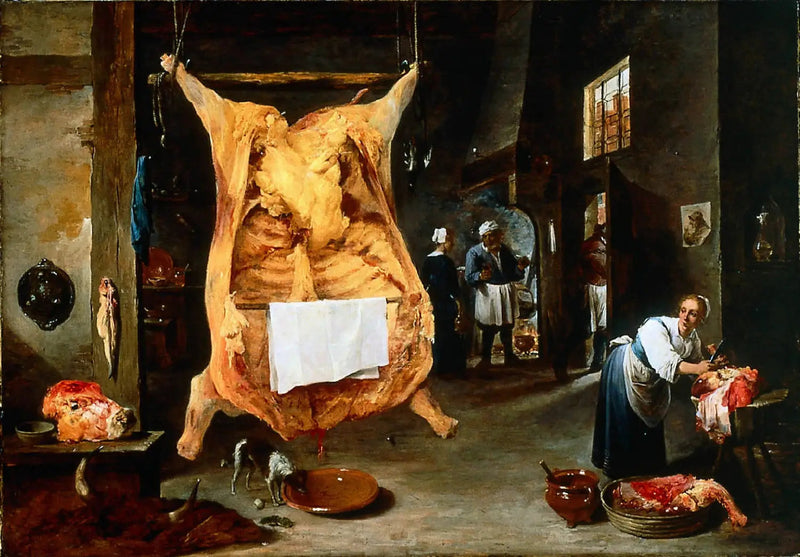 Butchery - David Teniers the Younger