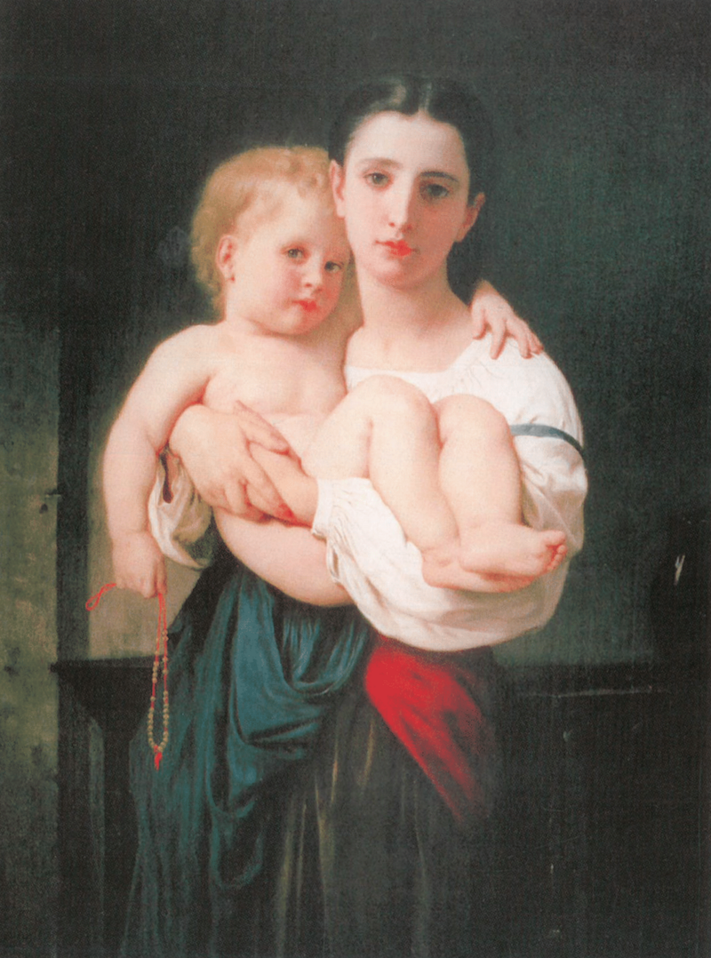 La Sœur aînée (1864) - Bouguereau