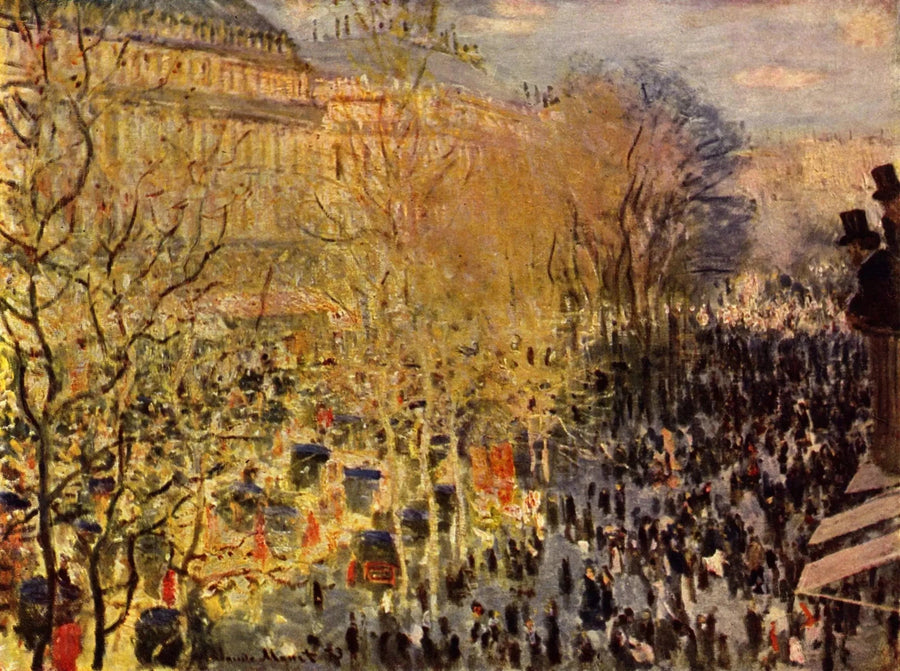 The Boulevard des Capucines - Claude Monet