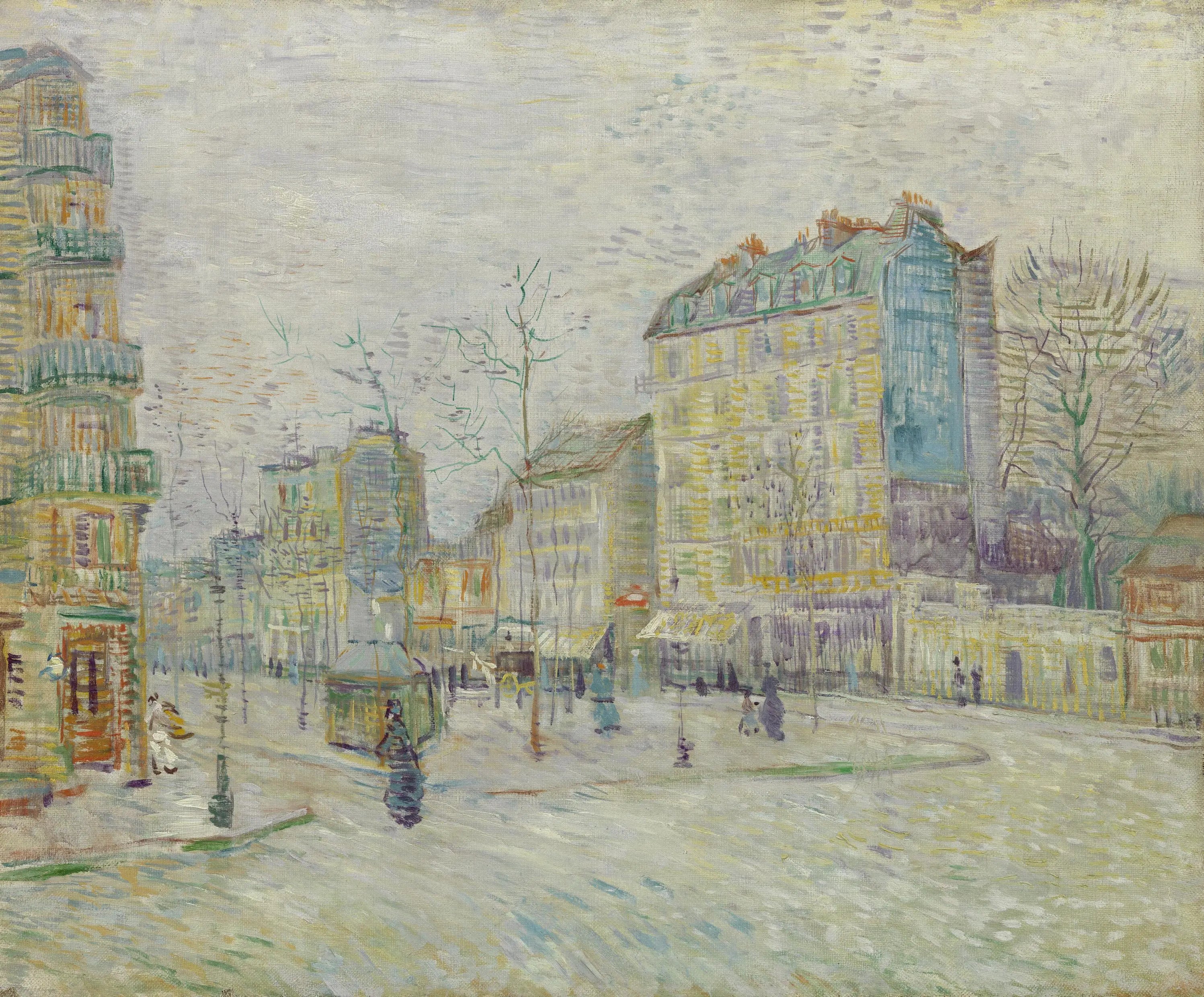 Reproduction du tableau « Boulevard de Clichy - Vincent van Gogh » par Alpha Reproduction en peinture à l’huile