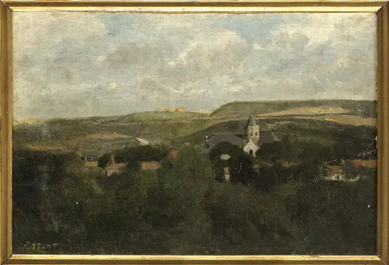 Boulogne-sur-Mer, a corner of the city - Jean-Baptiste Camille Corot