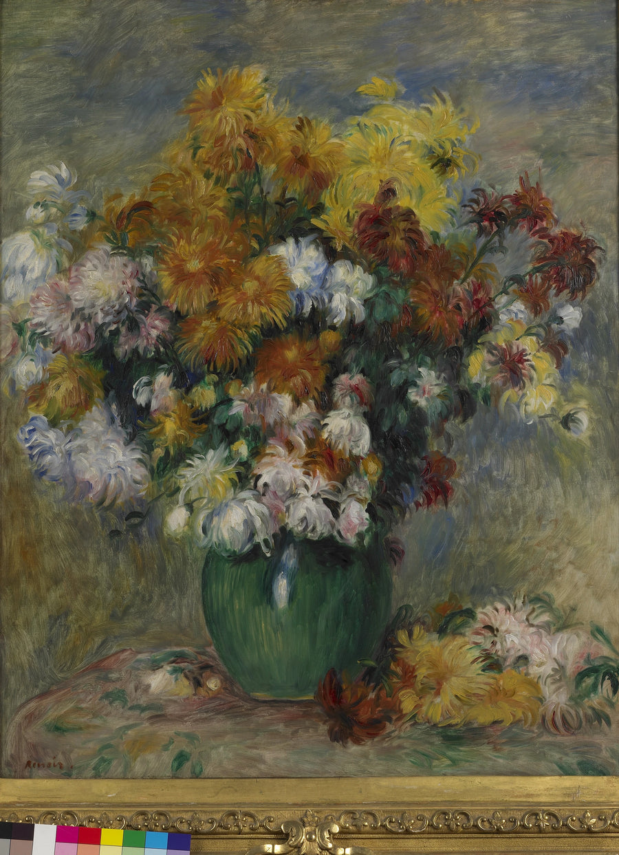 Bouquet of Chrysanthemums - Pierre-Auguste Renoir