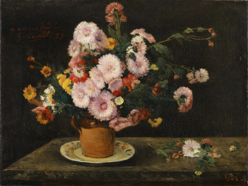 Bouquet of Asters - Gustave Courbet