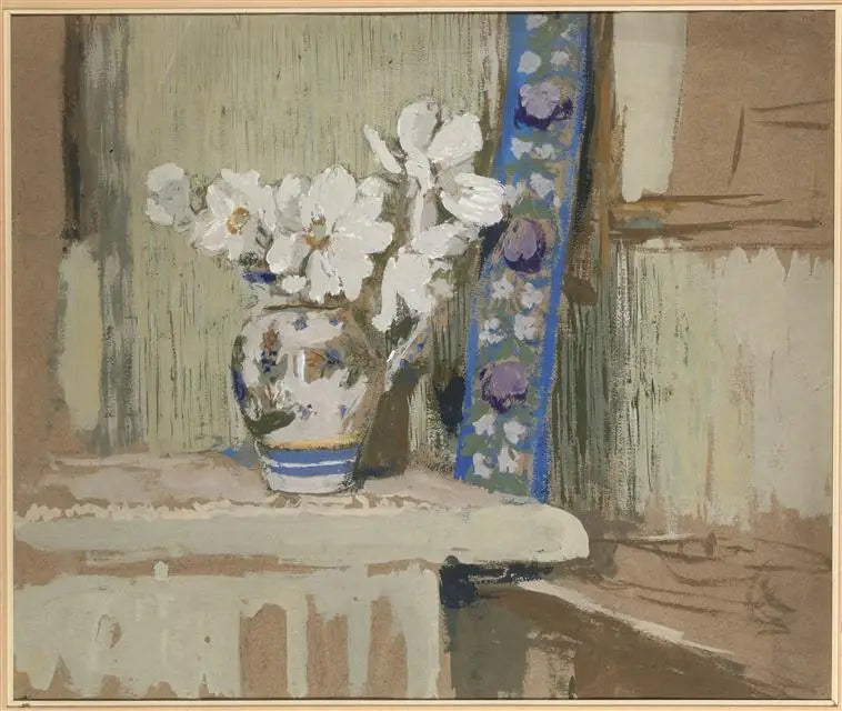 Bouquet of White Anemones - Édouard Vuillard