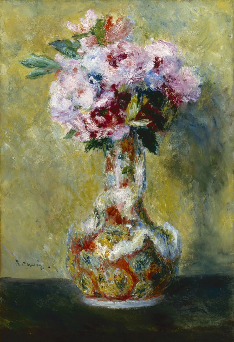 Bouquet in a Vase - Pierre-Auguste Renoir