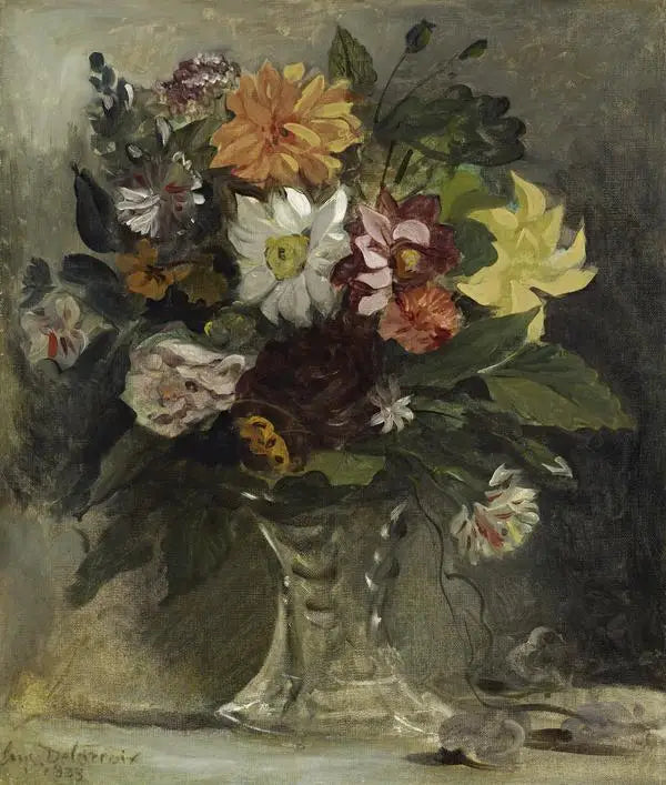 Bouquet of Flowers - Eugène Delacroix
