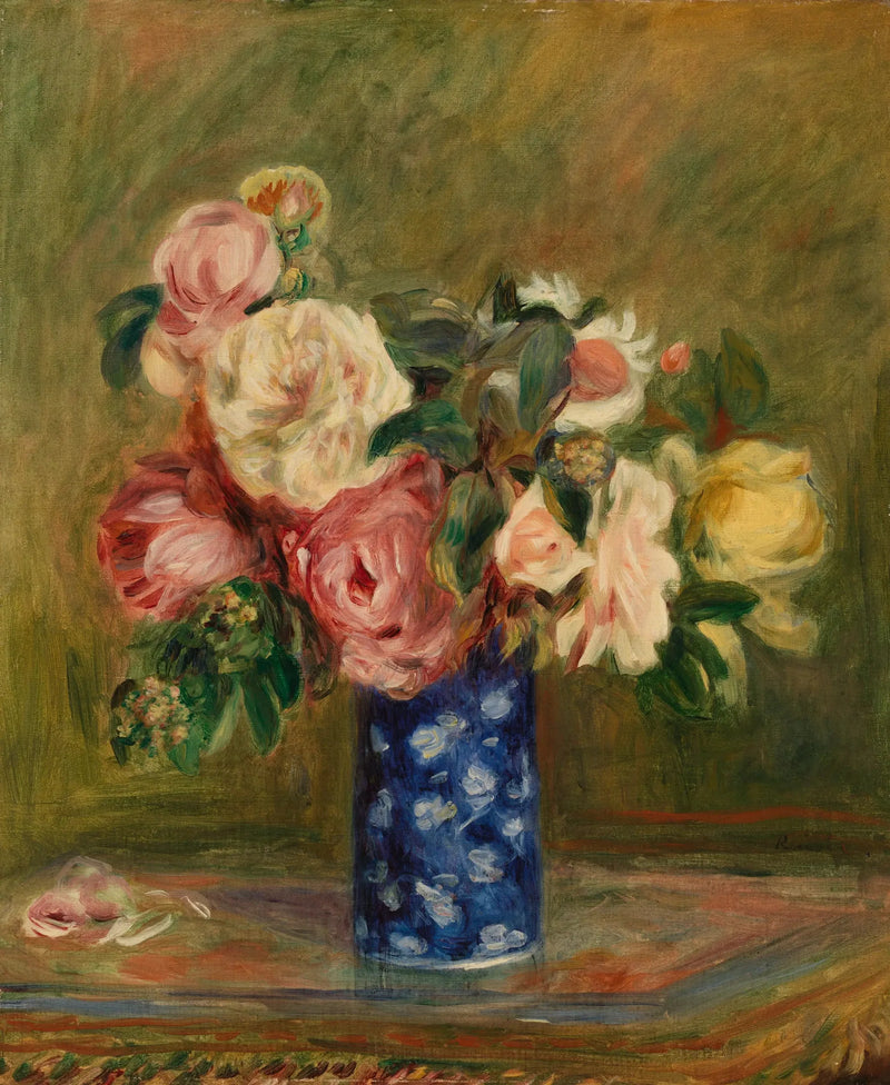 Bouquet of Roses (The Bouquet of Roses) - Pierre-Auguste Renoir