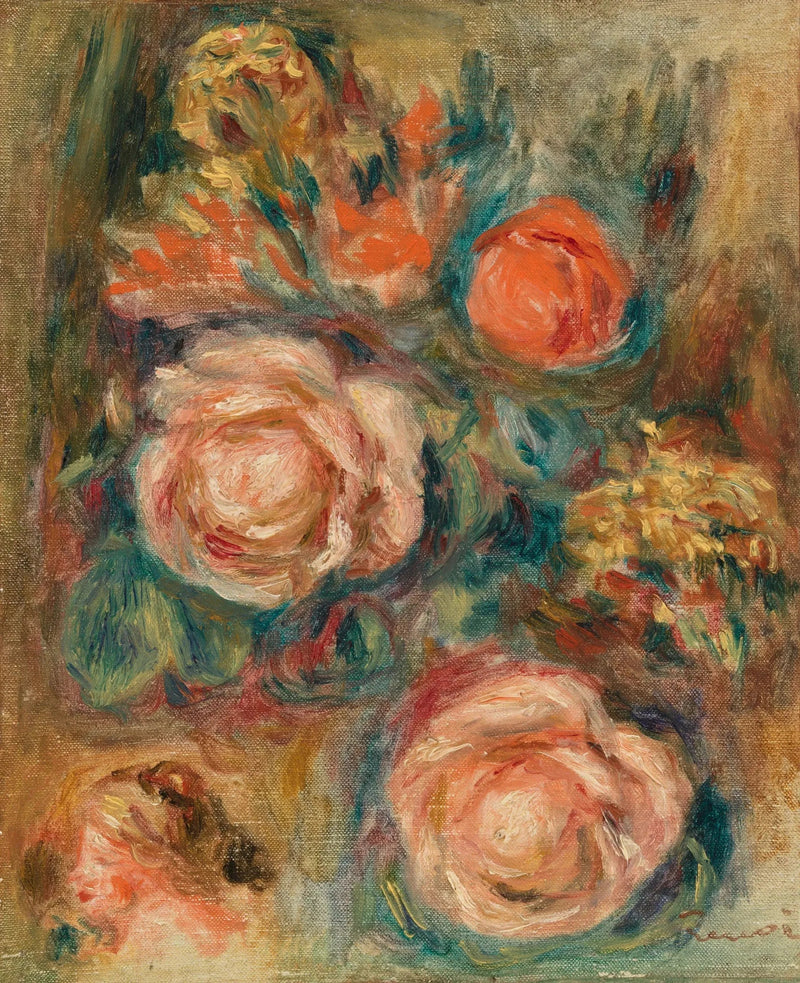 Bouquet of Roses - Pierre-Auguste Renoir