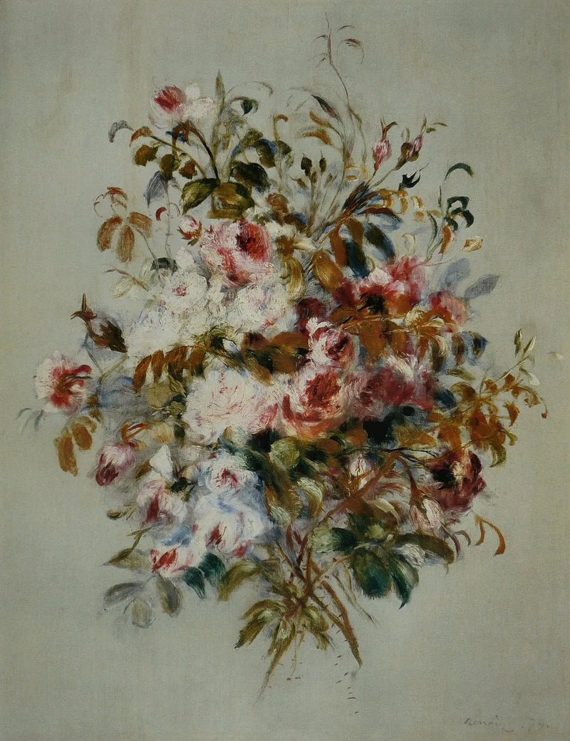 Bouquet of Roses - Pierre-Auguste Renoir