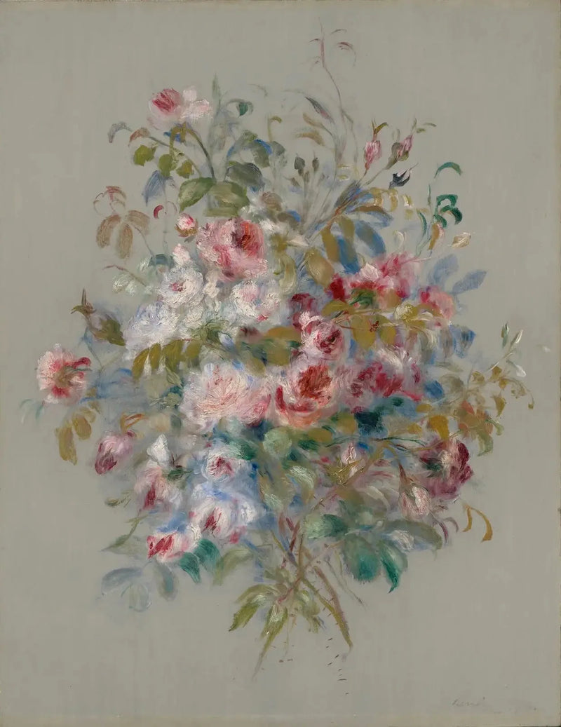 Bouquet of Roses - Pierre-Auguste Renoir