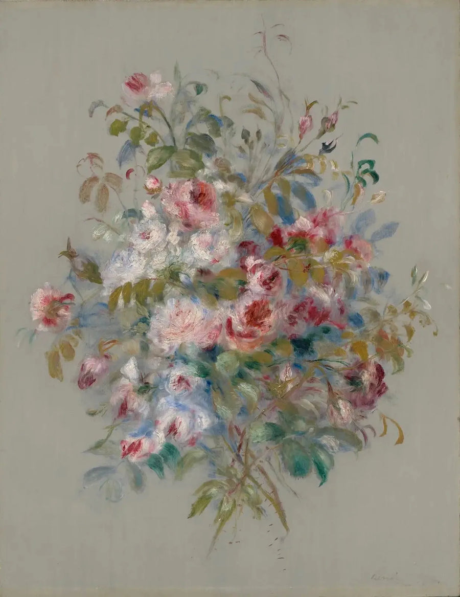 Bouquet of Roses - Pierre-Auguste Renoir