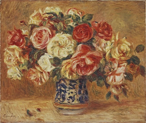 Bouquet of Roses - Pierre-Auguste Renoir