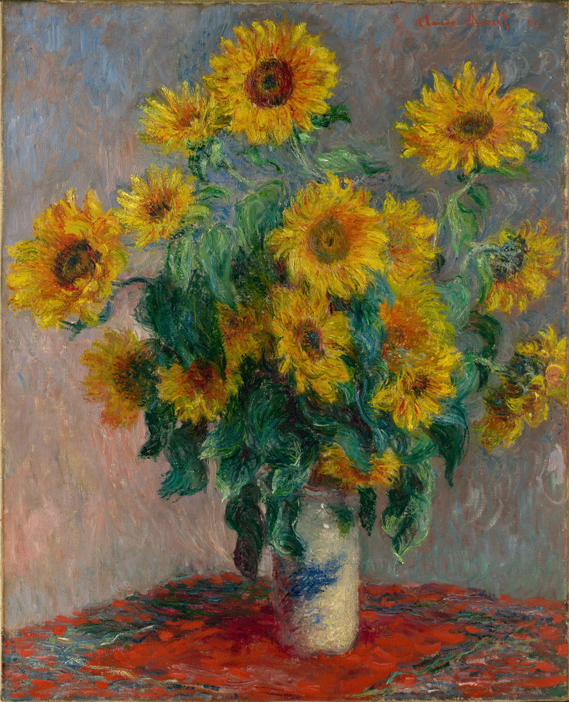 Bouquet of sunflowers W628 - Claude Monet