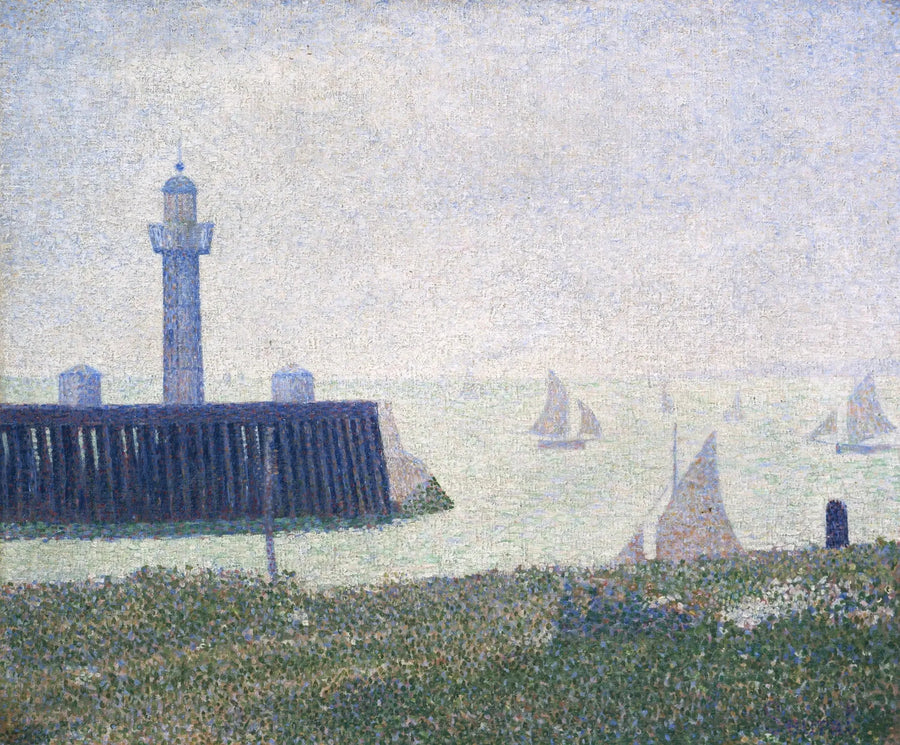 Pier End, Honfleur - Georges Seurat