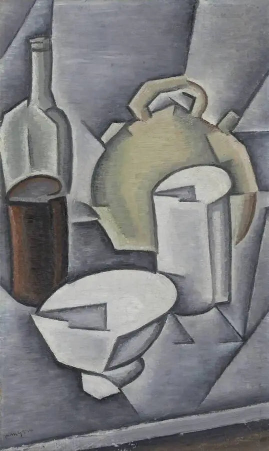 Bottle and Jug - Juan Gris