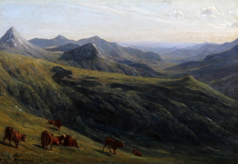 Cattle on a Hill - Rosa Bonheur