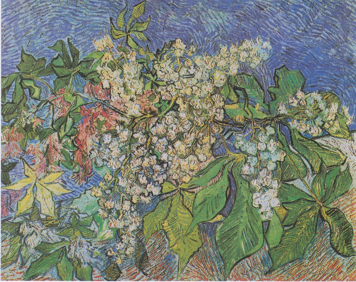 Chestnut branches in bloom - Vincent van Gogh