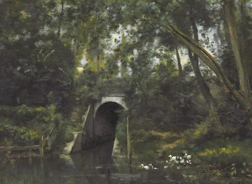 Branch of the Seine on the Neuilly side - Stanislas Leépine