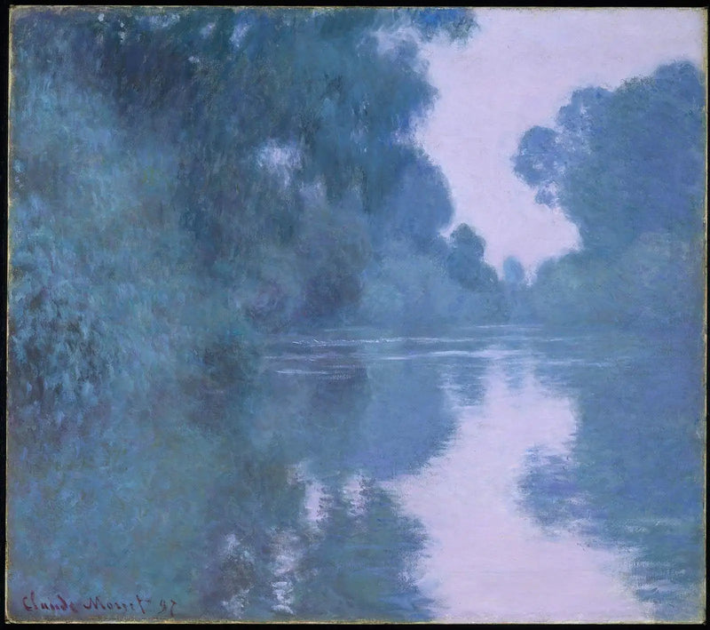 Arm of the Seine near Giverny. - Claude Monet