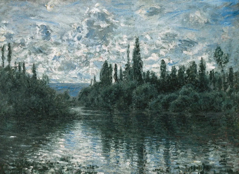Bras de la Seine near Vétheuil W482 - Claude Monet