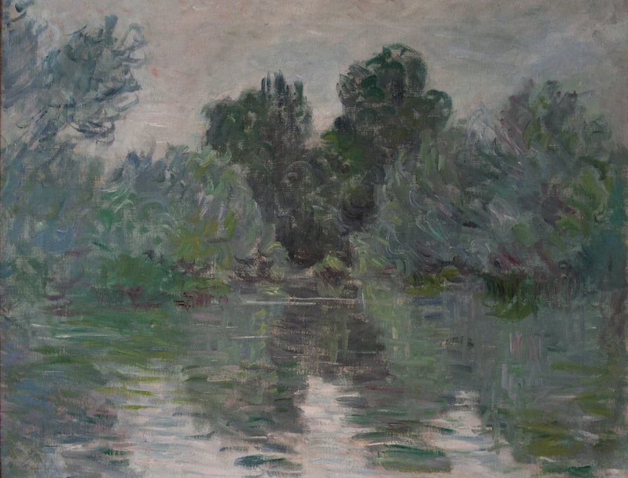 An arm of the Seine near Vétheuil - Claude Monet