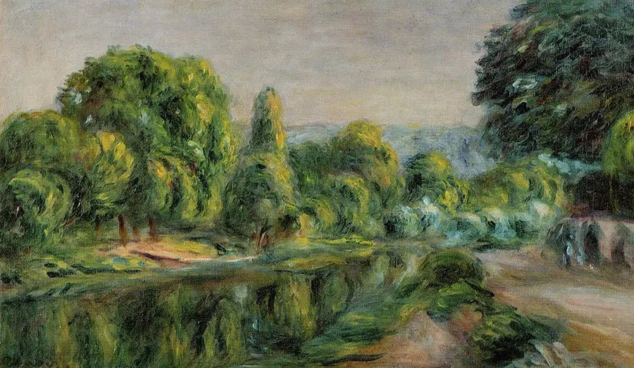 The Bright Arm at Croissy - Pierre-Auguste Renoir