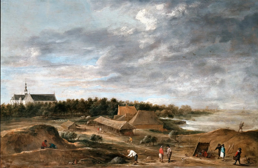 Brickworks near Hemiksem - David Teniers the Younger