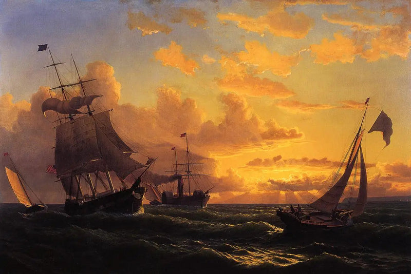Fresh Breeze of Sandy Hook - William Bradford