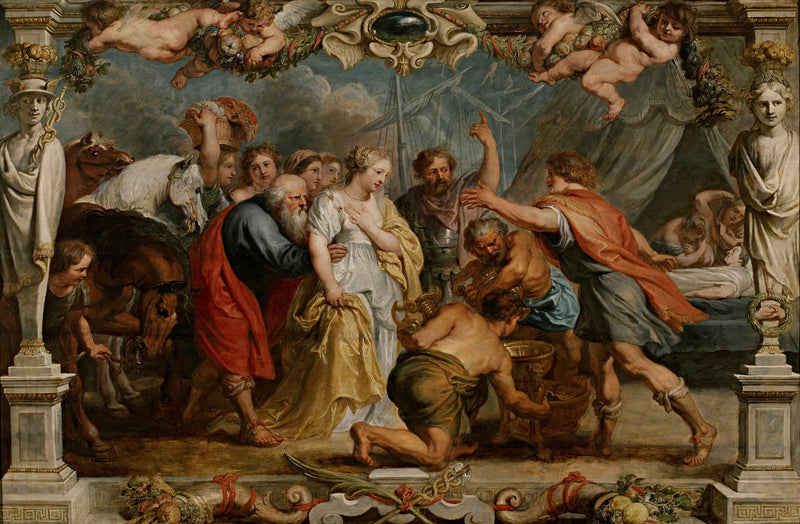 Briséis rendered to Achilles by Nestor - Peter Paul Rubens