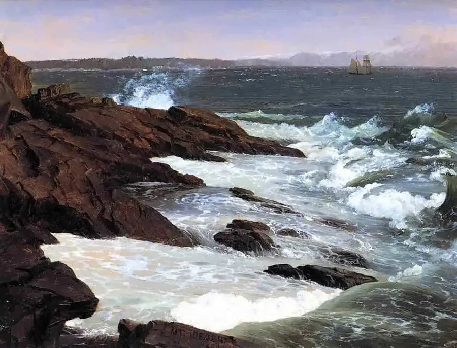 Fog off Mont Désert - Frederic Edwin Church