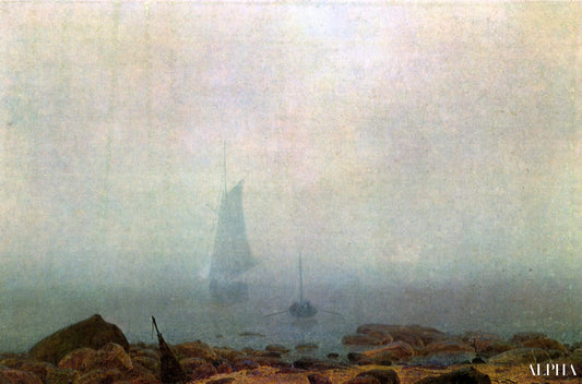 Brouillard - Caspar David Friedrich - Reproductions de tableaux et peintures haut de gamme