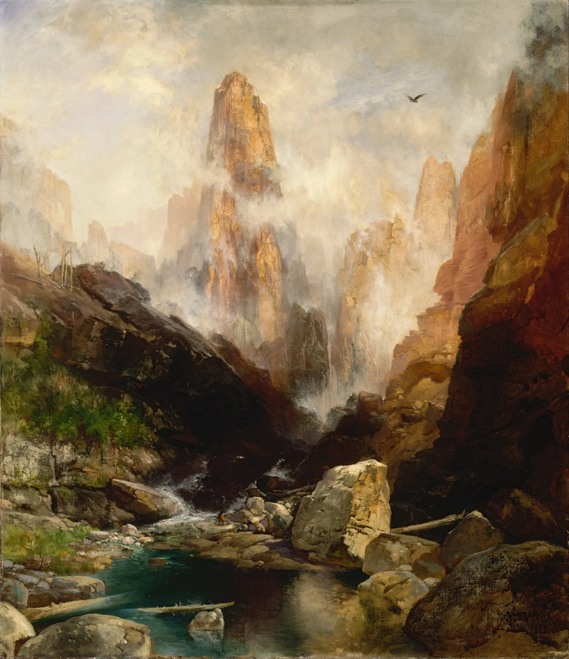 Fog in Kanab Canyon, Utah - Thomas Moran