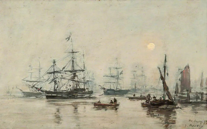 Mist, Bordeaux - Eugène Boudin
