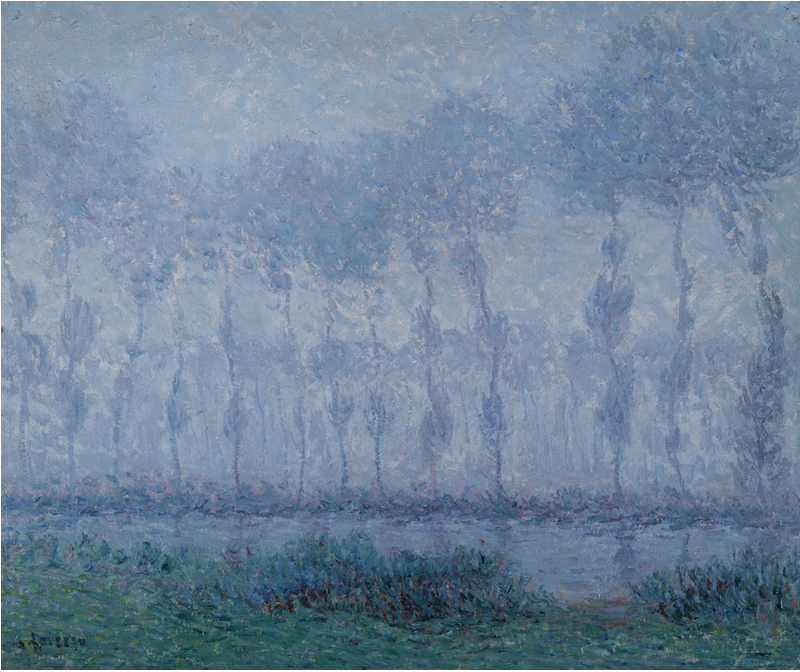 Mist over the Eure, Saint-Cyr - Gustave Loiseau