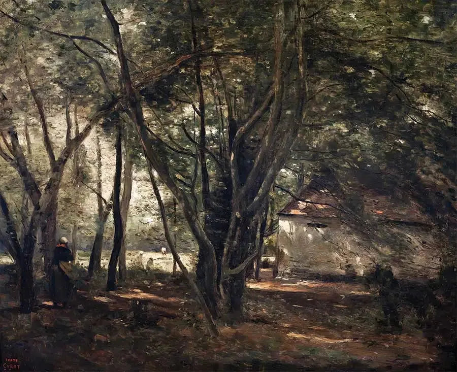 Brunoy, Allée Verte near the Farm - Jean-Baptiste Camille Corot