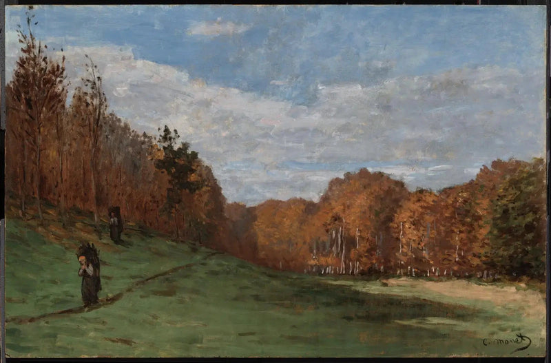 The Lumberjacks at the edge of the forest W18 - Claude Monet