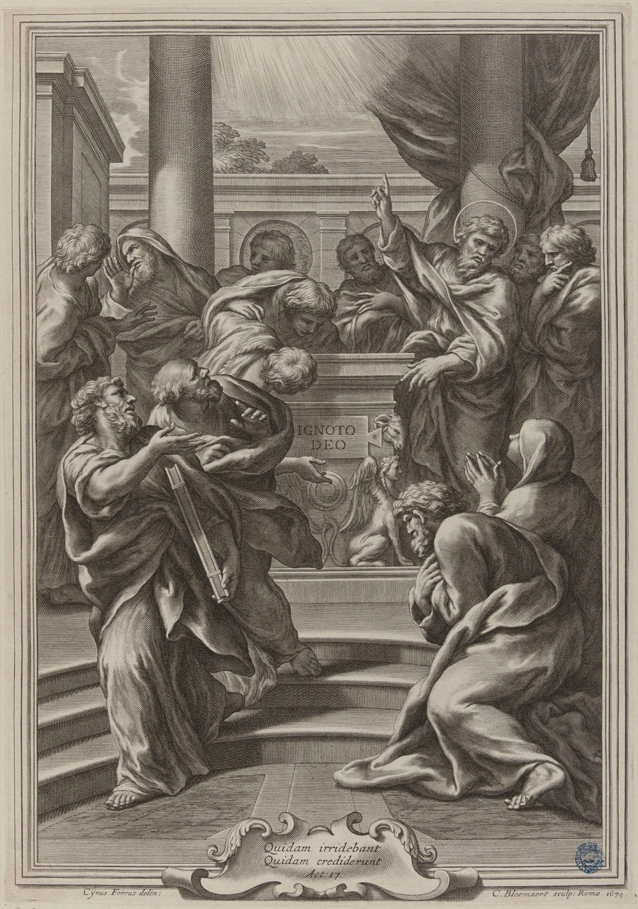 Saint Paul Preaching in Athens - Raphael Sanzio